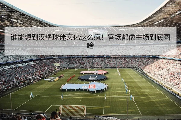 谁能想到汉堡球迷文化这么疯！客场都像主场到底图啥